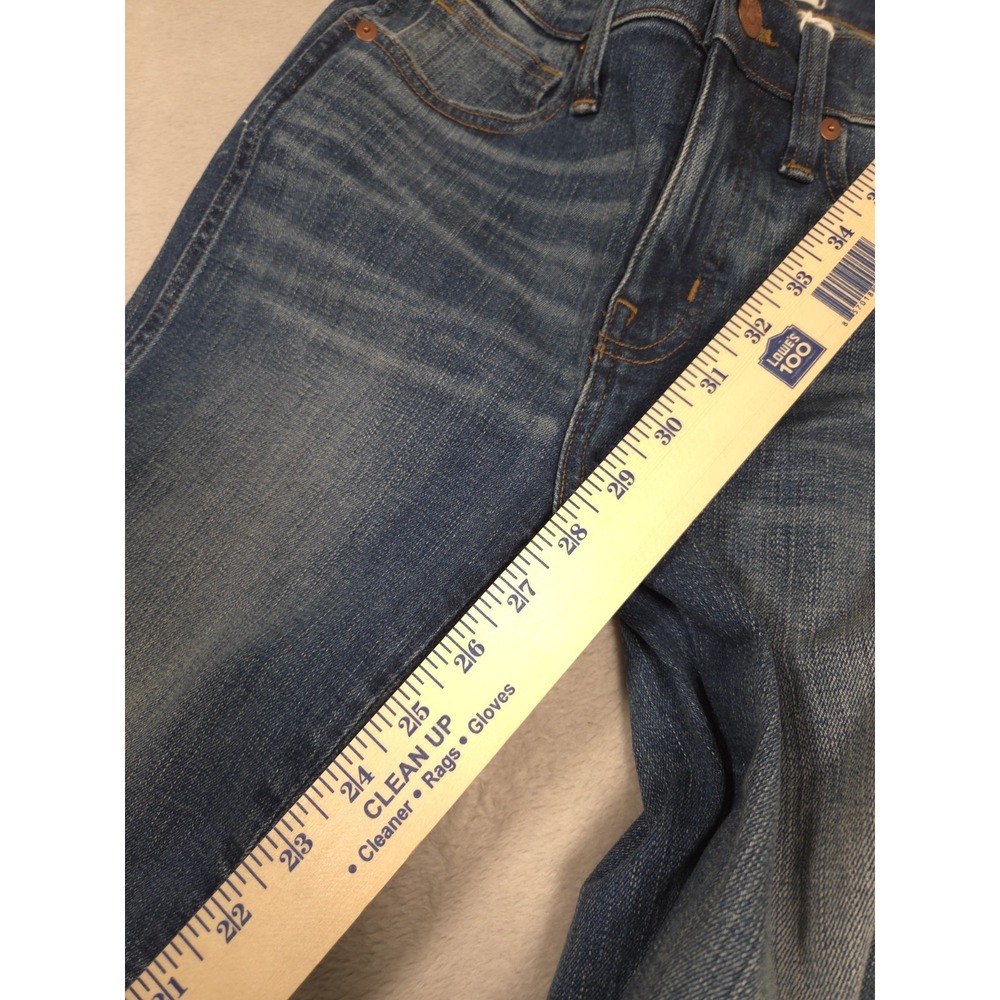 New Madewell 9" High Rise Skinny Denim Jeans 26 York Wash - Picture 9 of 10